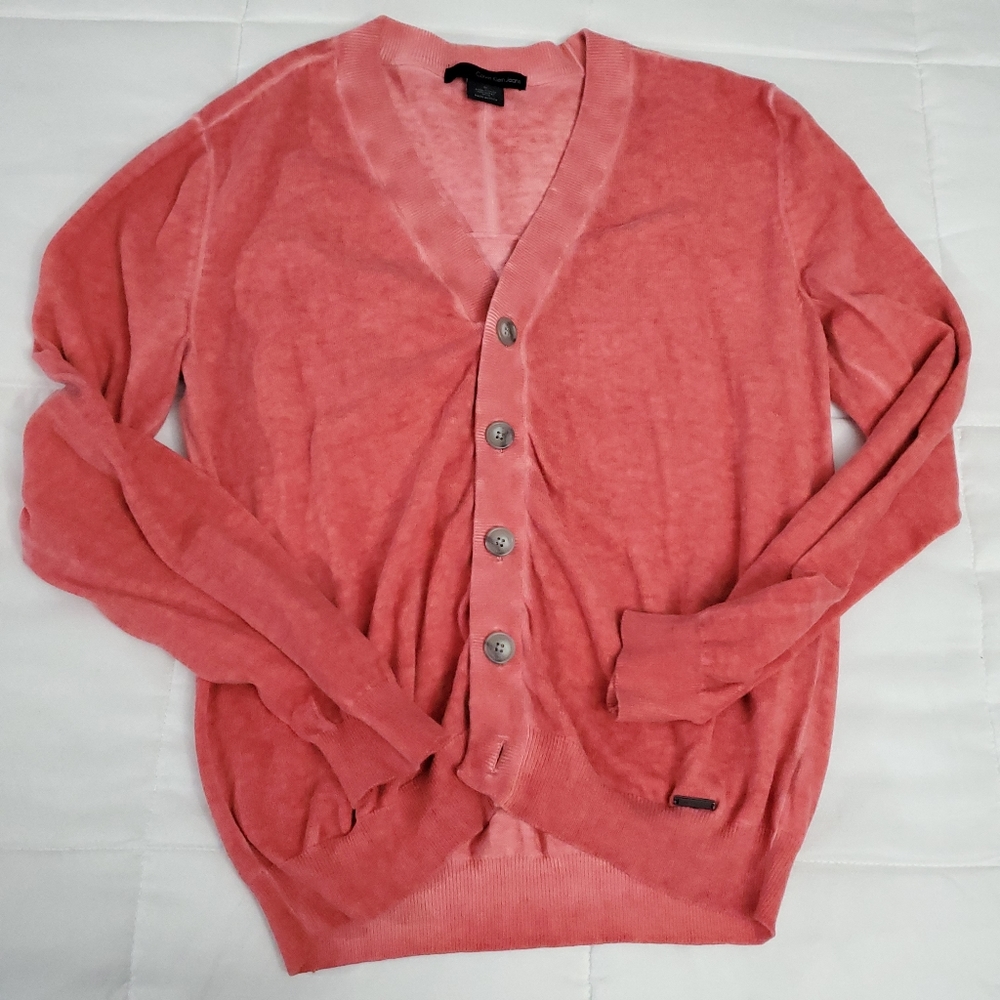 Calvin Klein Jeans stonewashed cardigan